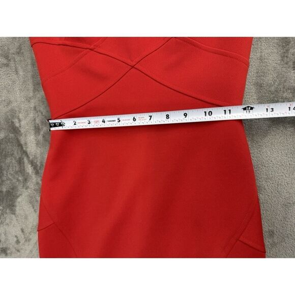 NWT Zac Posen Red Mermaid Gown Vogue Runway Dress Off Shoulder sz S (4-6) - Picture 14 of 16